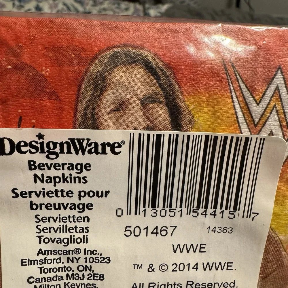 WWE John Cena Daniel Bryan Party Supplies Napkins 16ct.‎